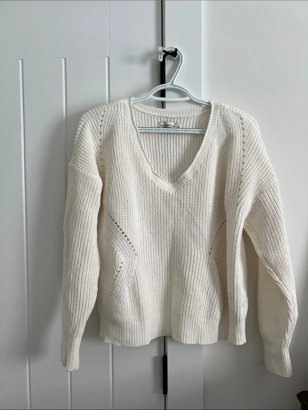 Abercrombie & Fitch Cream/white soft collection Knit Sweater